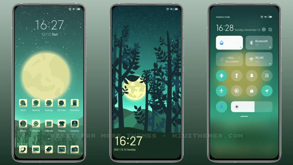 Quiet forest MIUI Theme