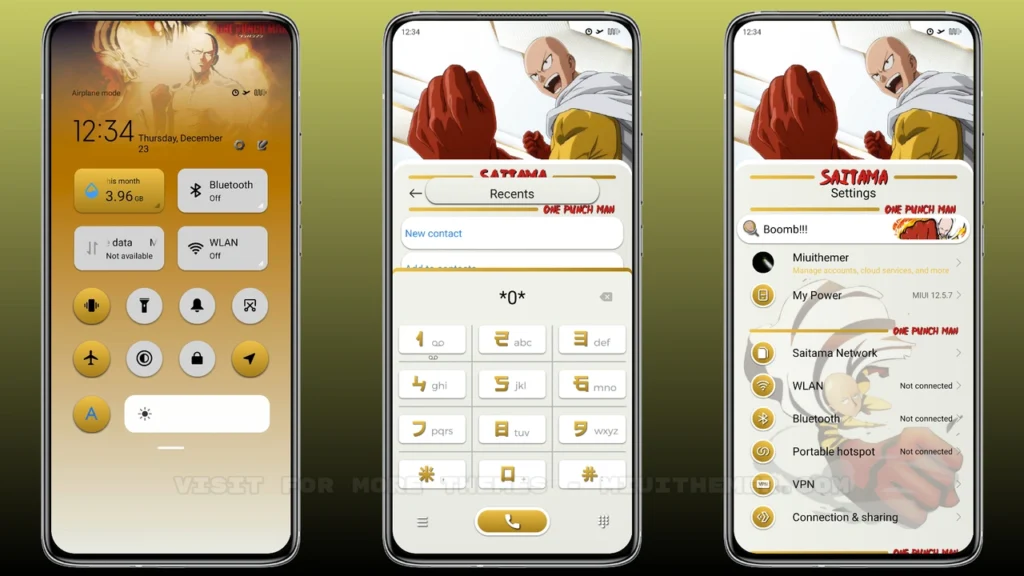 Saitama V12.5 MIUI Theme