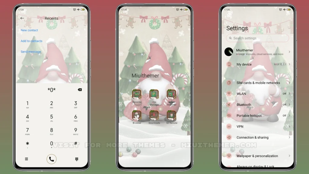 Santa Claus MIUI Theme