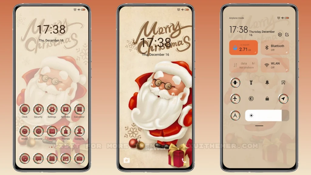 Santa's gift MIUI Theme