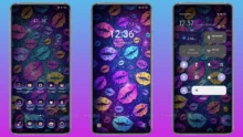 Shiny lip MIUI Theme