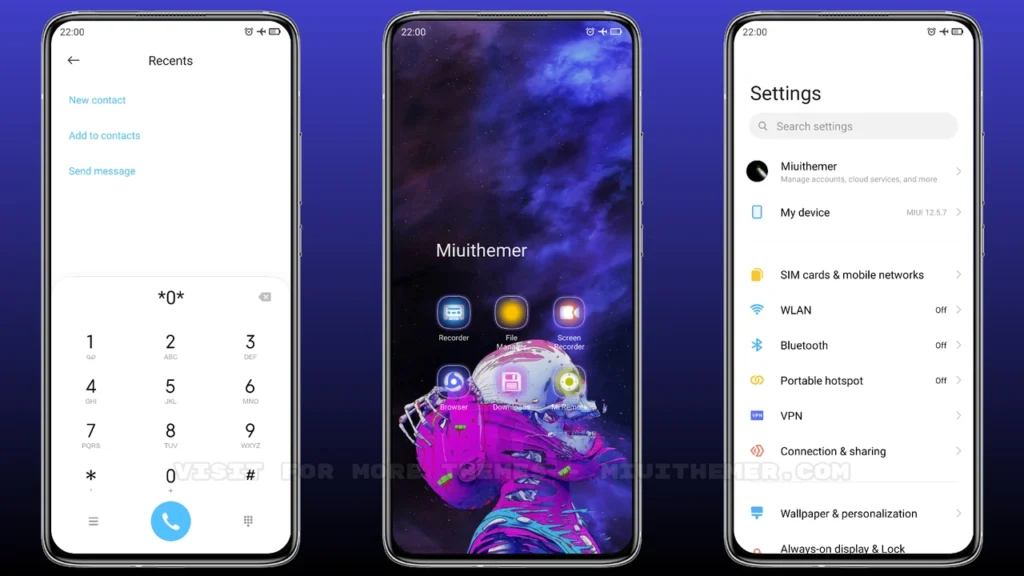 Skeleton mod v12 MIUI Theme