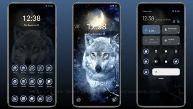 Snow wolf MIUI Theme