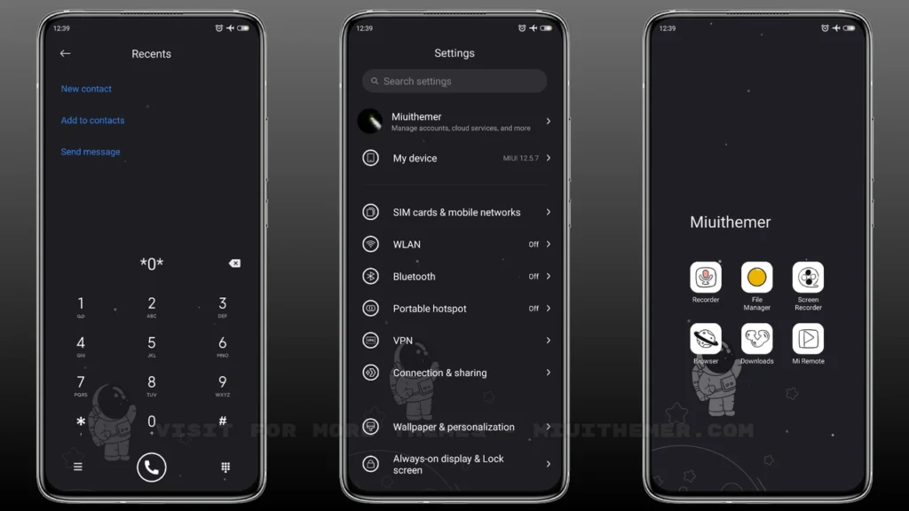 Space Encounter MIUI Theme