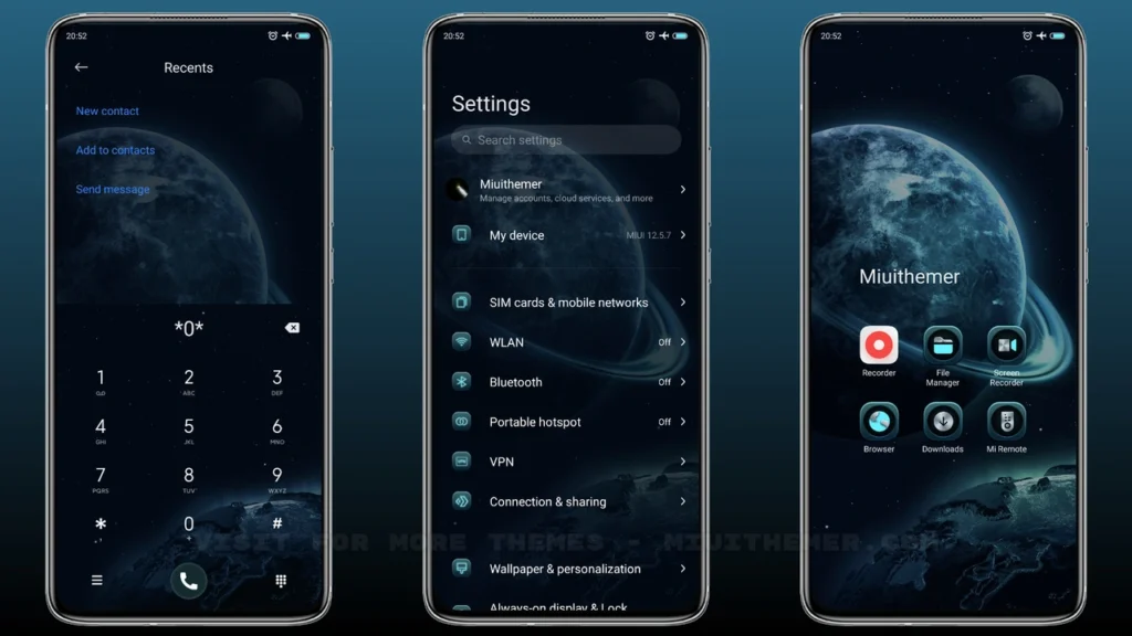 Star Universe MIUI Theme