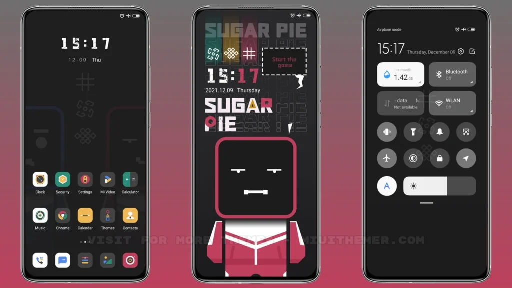 Sugar cake buckle MIUI Theme