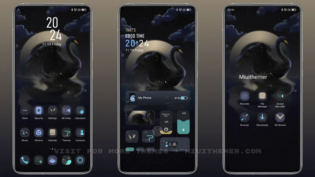 Swan Lakes MIUI Theme