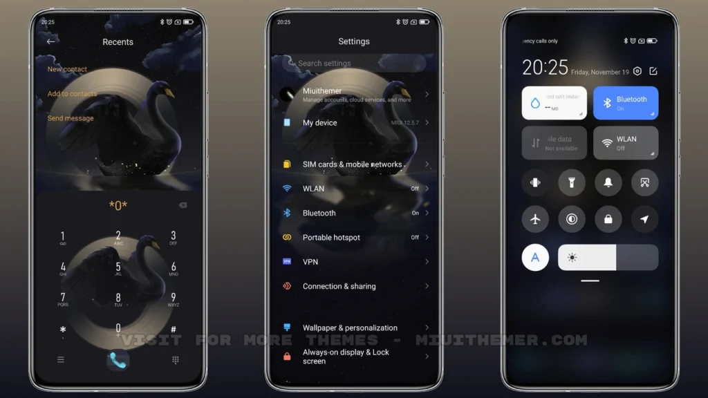 Swan Lakes MIUI Theme