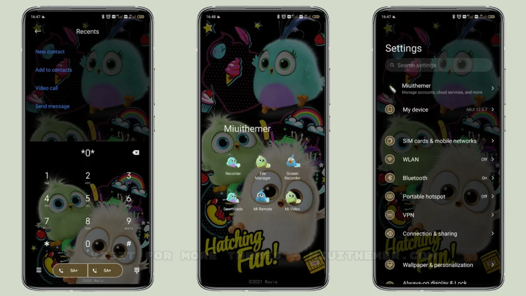 Angry Birds Space MIUI Theme