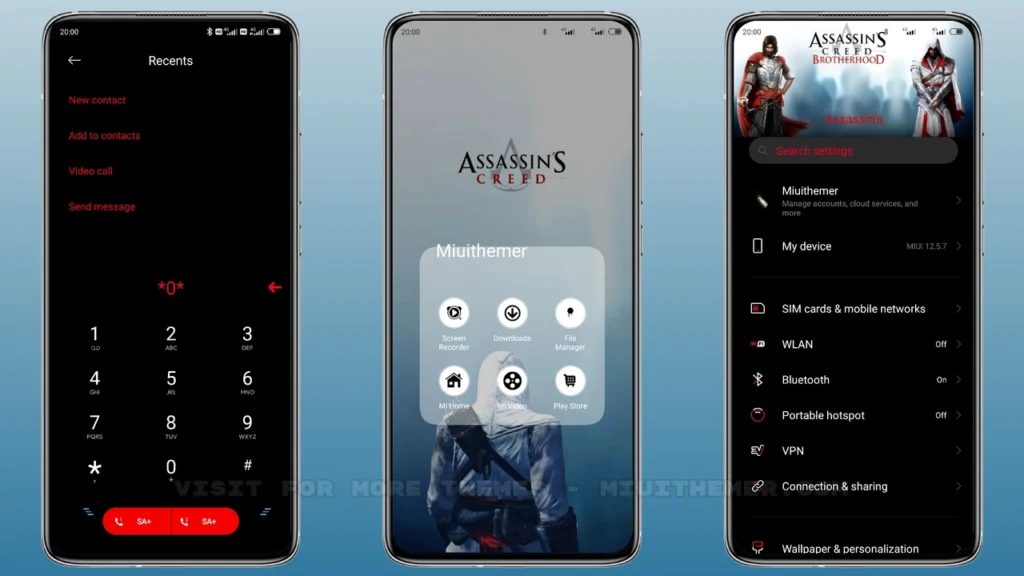 Assassin's Creed MIUI Theme