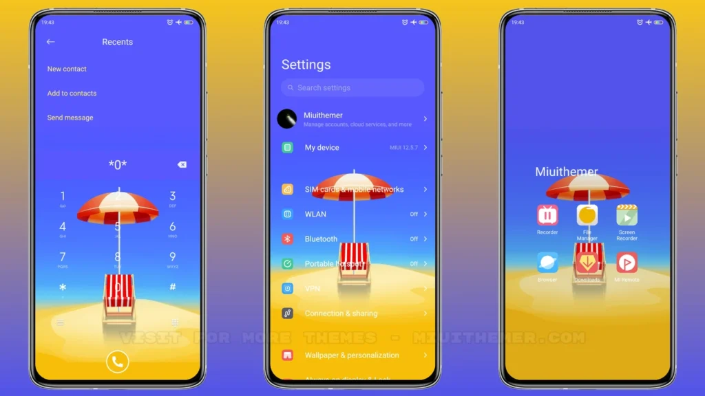 Beach 2022 MIUI Theme