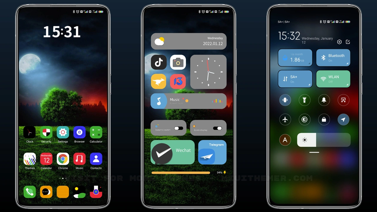 Beautiful nature MIUI theme for Xiaomi and Redmi devices - MIUI Themer