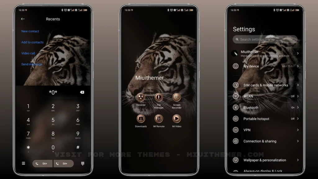 Bengal tiger MIUI Theme