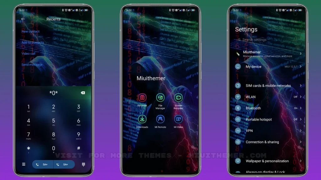 Cool Hacker MIUI Theme