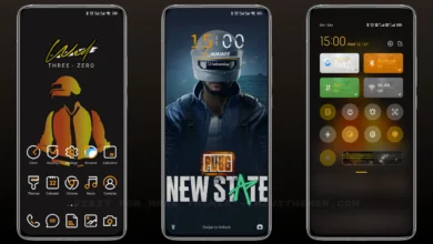 Dark Night Yellow MIUI Theme