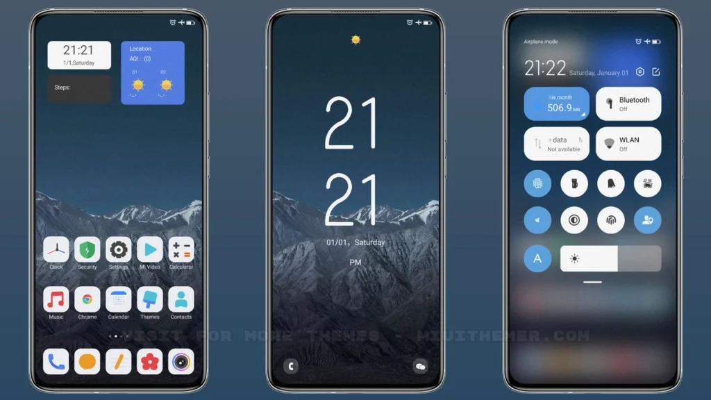Empty mountain MIUI Theme