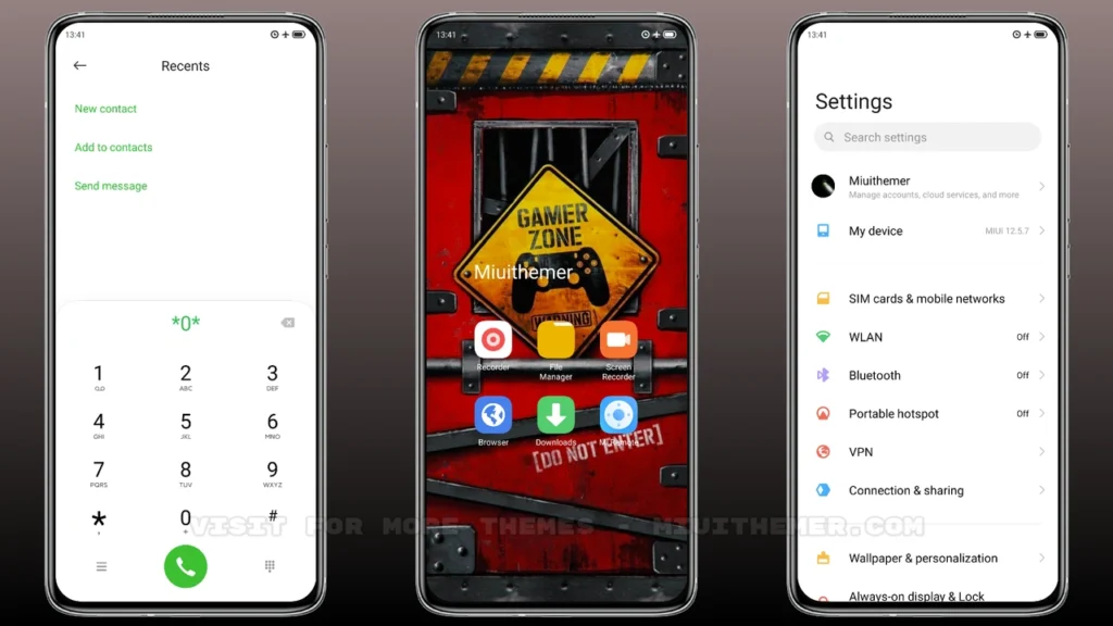 Gamer Zone V12 MIUI Theme