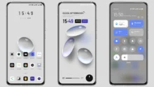 Three small glass MIUI Theme
