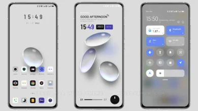 Three small glass MIUI Theme