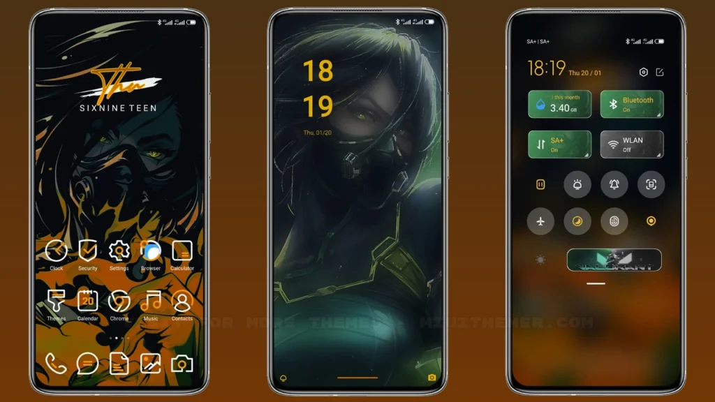 VALORANT DARK MIUI Theme