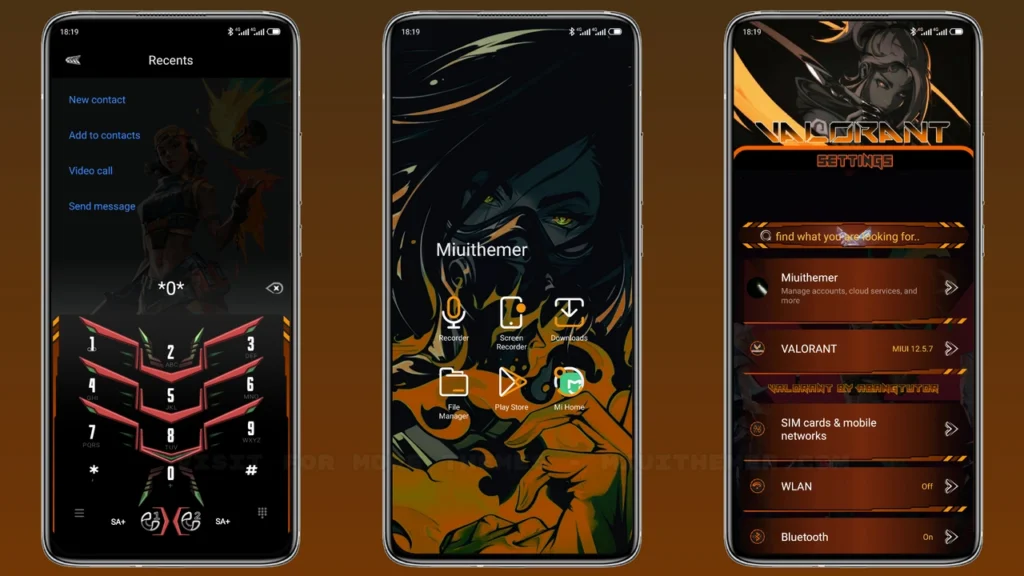 VALORANT DARK MIUI Theme