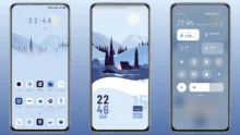 Winter view MIUI Theme