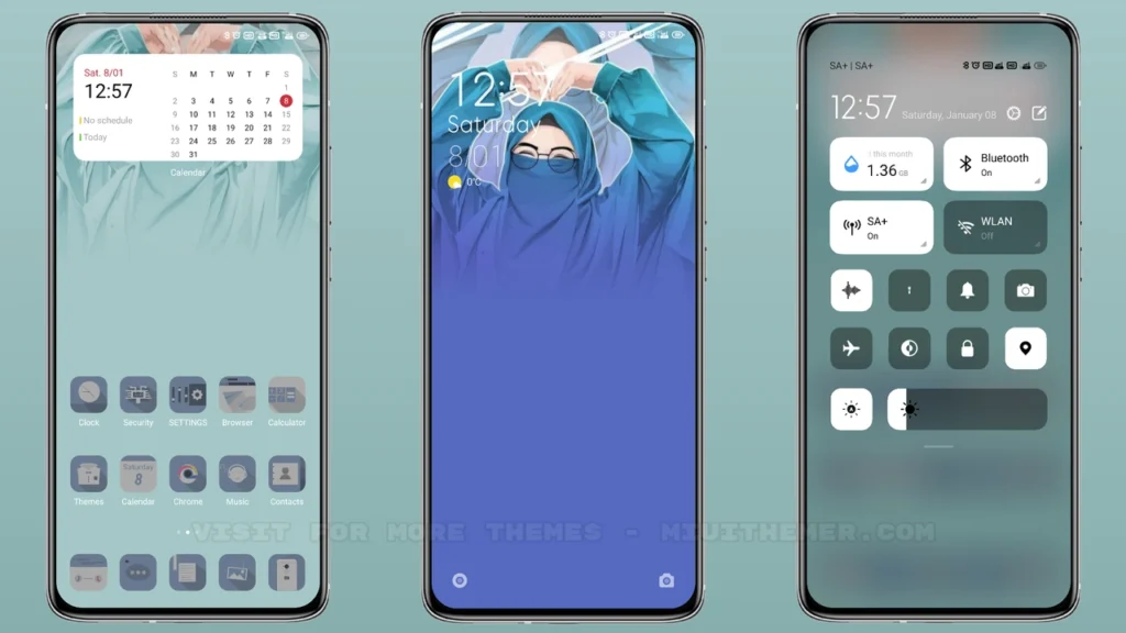 istri Solehah MIUI Theme