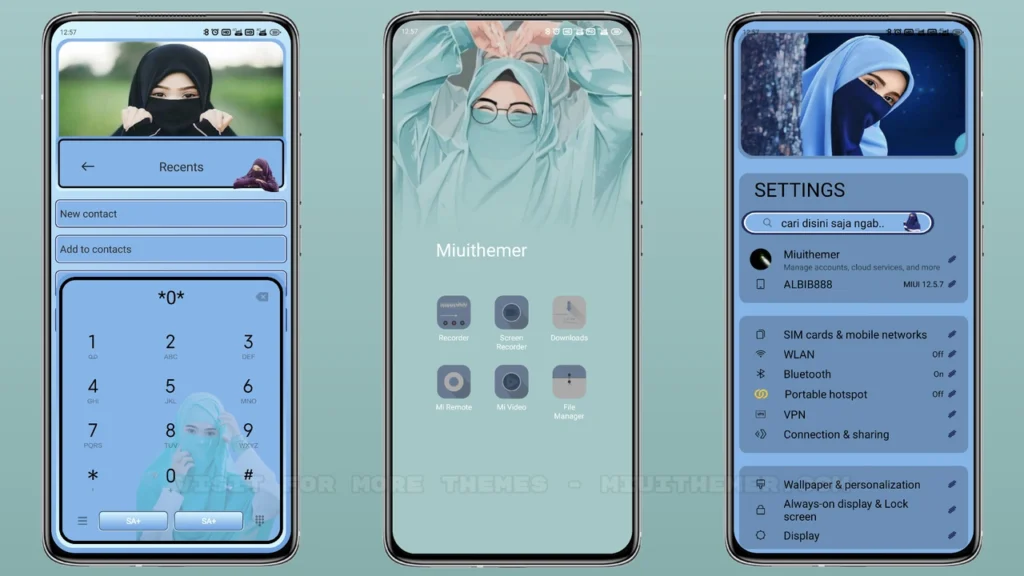 istri Solehah MIUI Theme