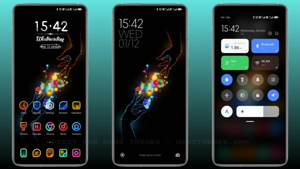 neon 2022 MIUI Theme