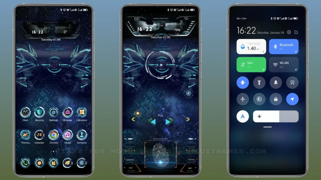 science technology MIUI Theme