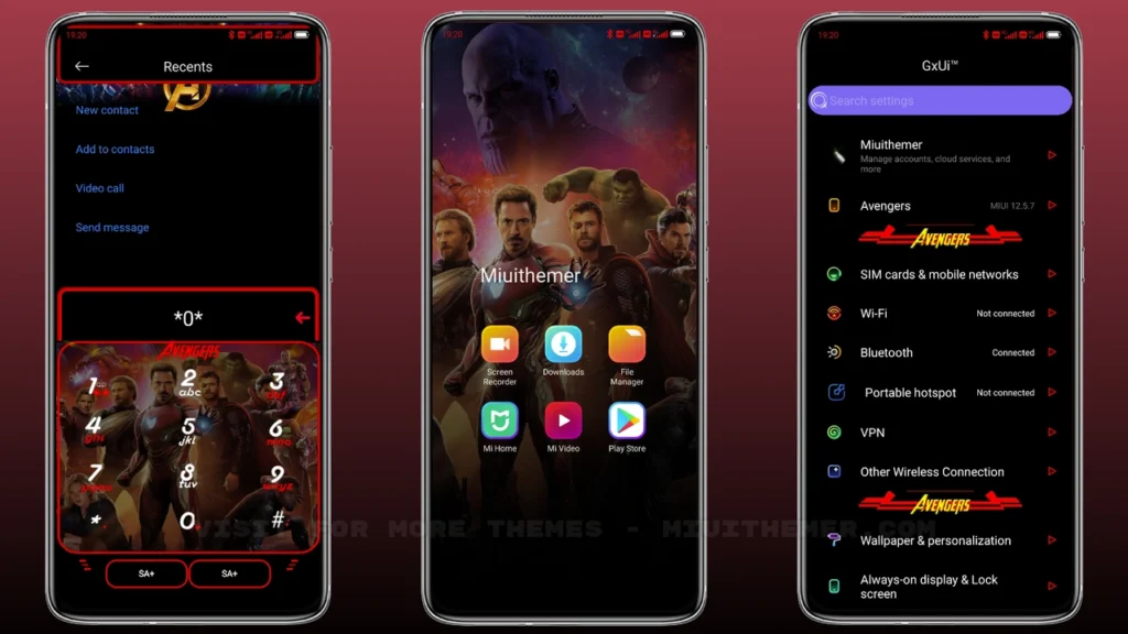 Avengers GxUi Theme