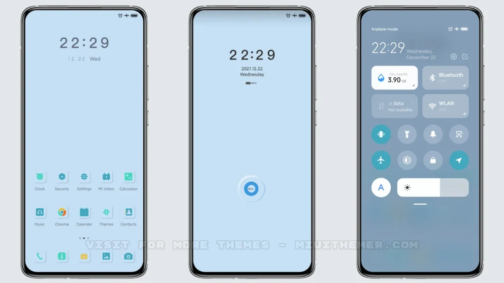 Blue out of blue MIUI Theme