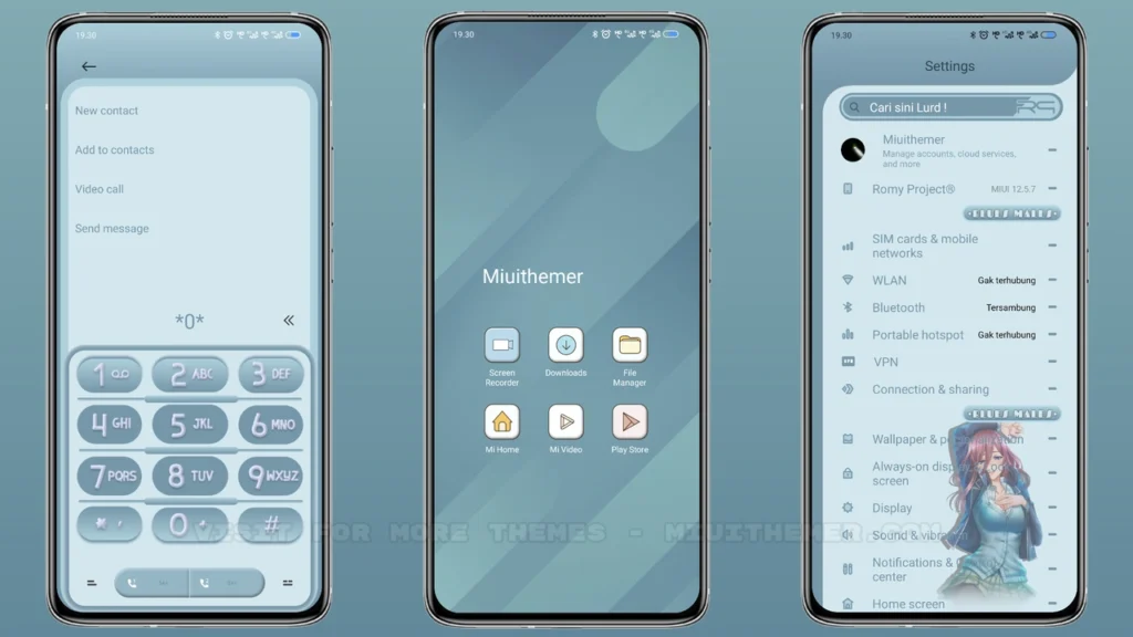 Blues Males MIUI Theme