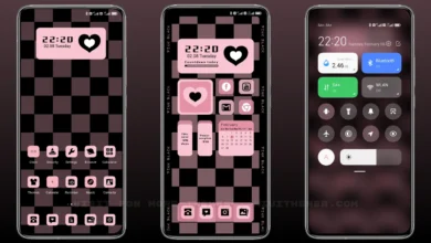 Checkerboard Heart MIUI Theme