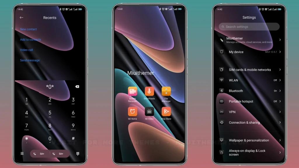 Color light sense MIUI Theme