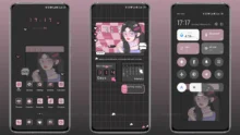 Cool girl MIUI Theme