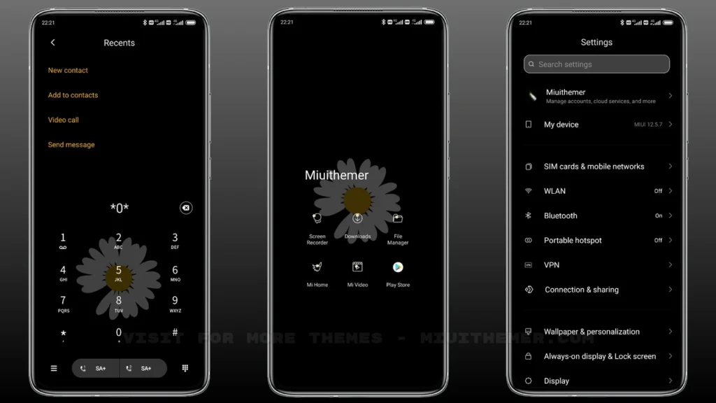 Daisy widget MIUI Theme