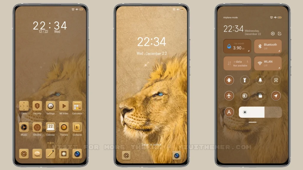 Desert lions MIUI Theme