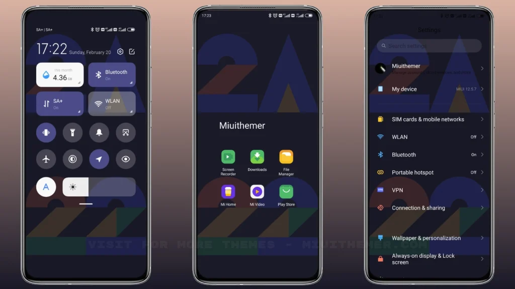 Geometric color MIUI Theme