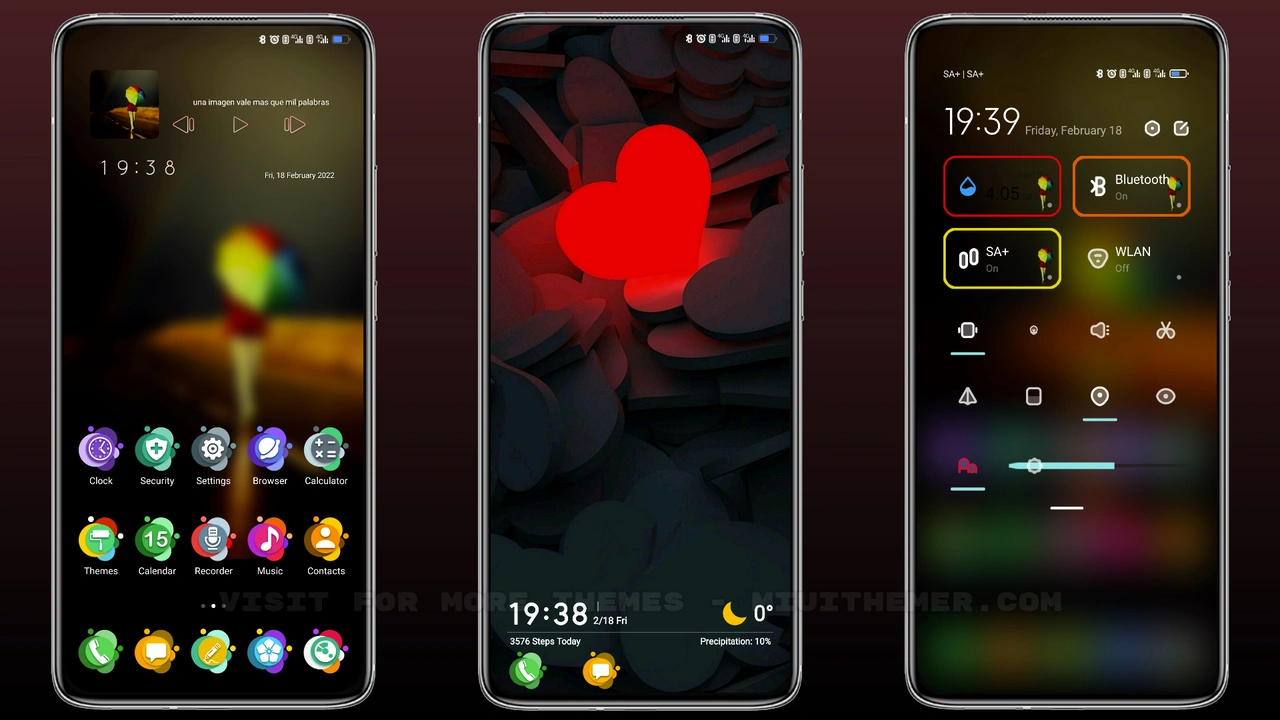 Love IZ MIUI theme for Xiaomi and Redmi devices - MIUI Themer