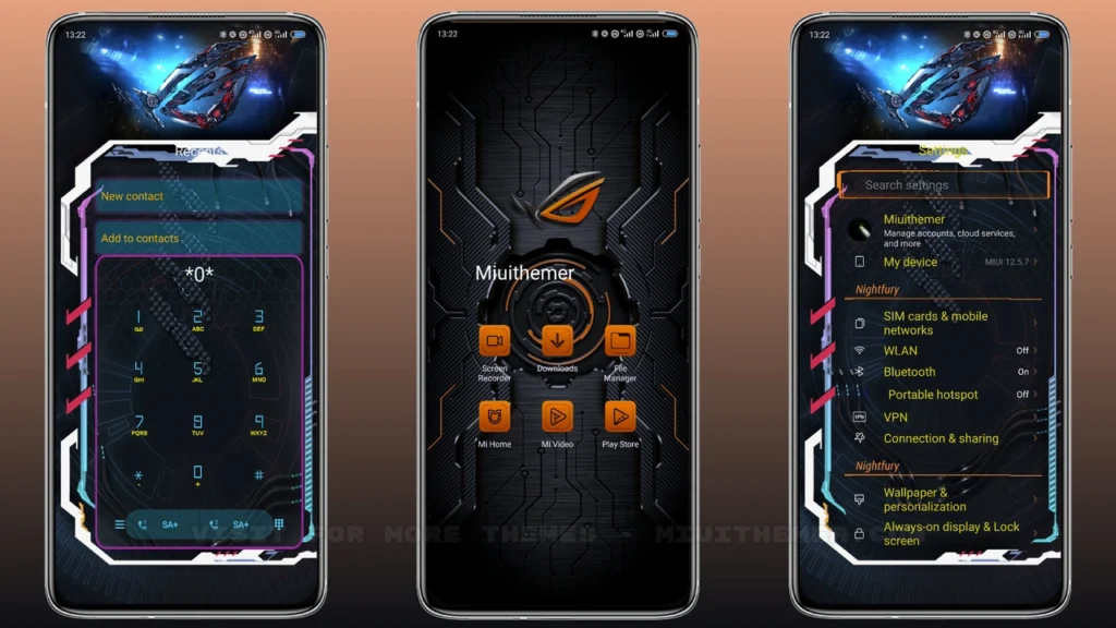 ROG Dark Premium MIUI Theme