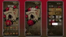 Solitaire rose MIUI Theme