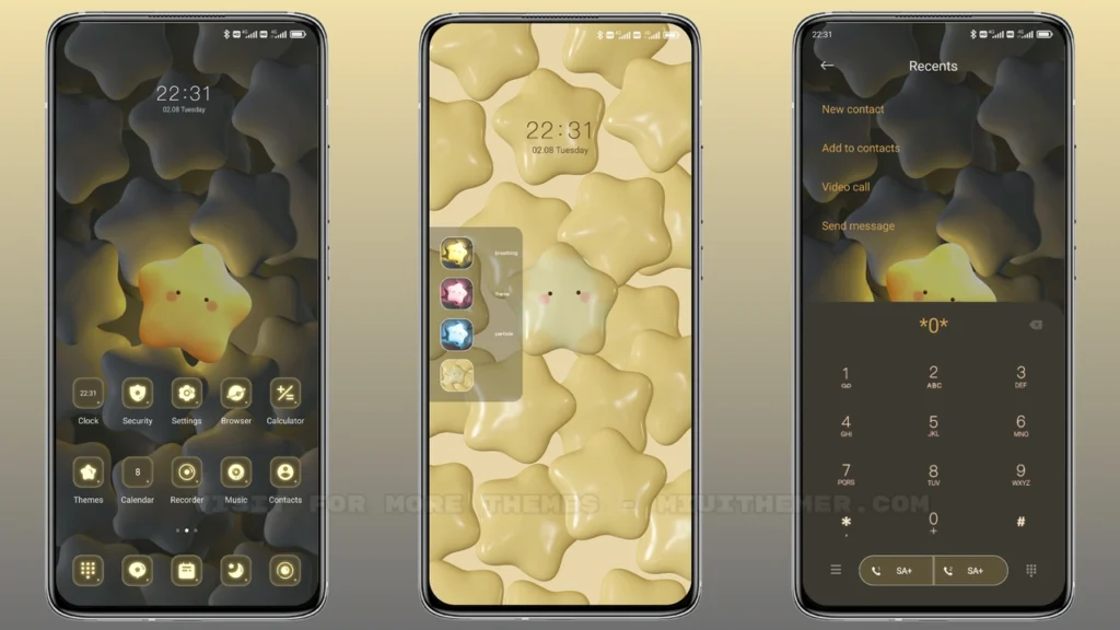 Star Night Light MIUI Theme