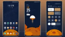 Starry sky mars MIUI Theme