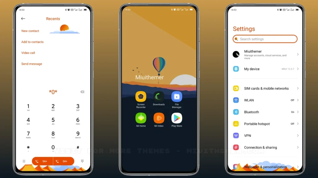 Sunset Vibe MIUI Theme