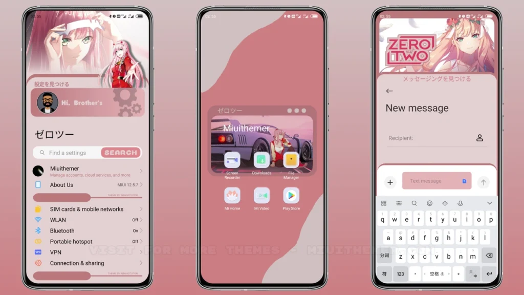 Zero-Two Lite MIUI Theme