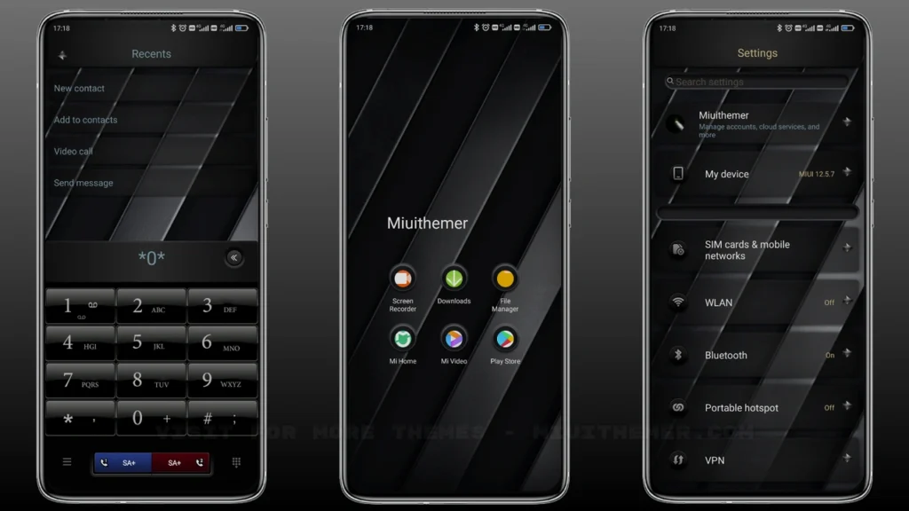 dark light v12.5 MIUI Theme