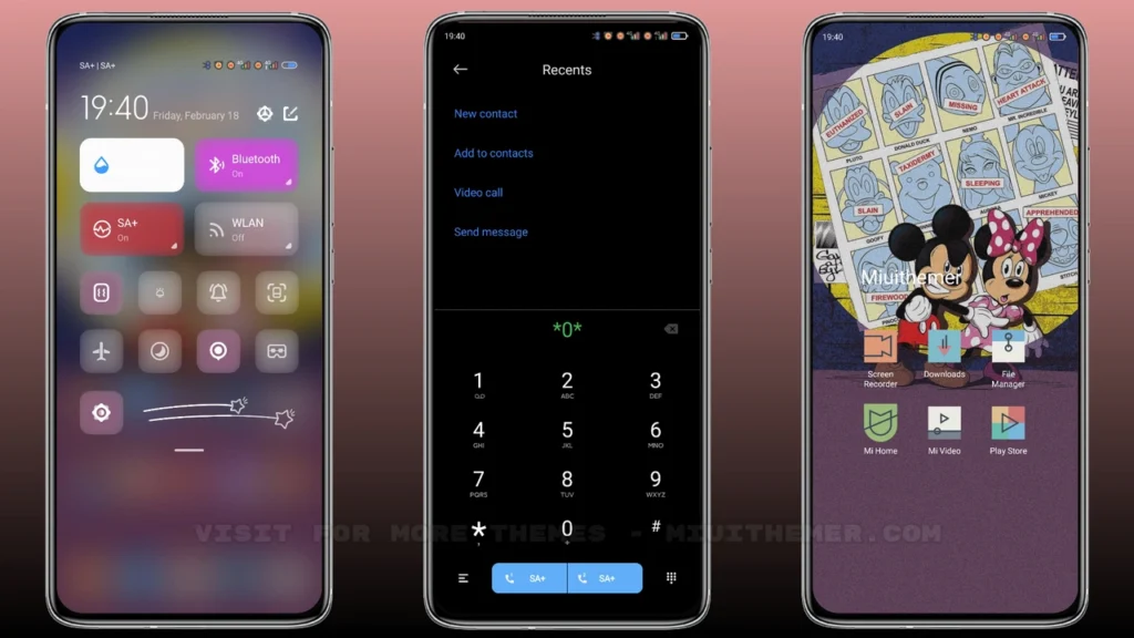 mickey IZ MIUI Theme