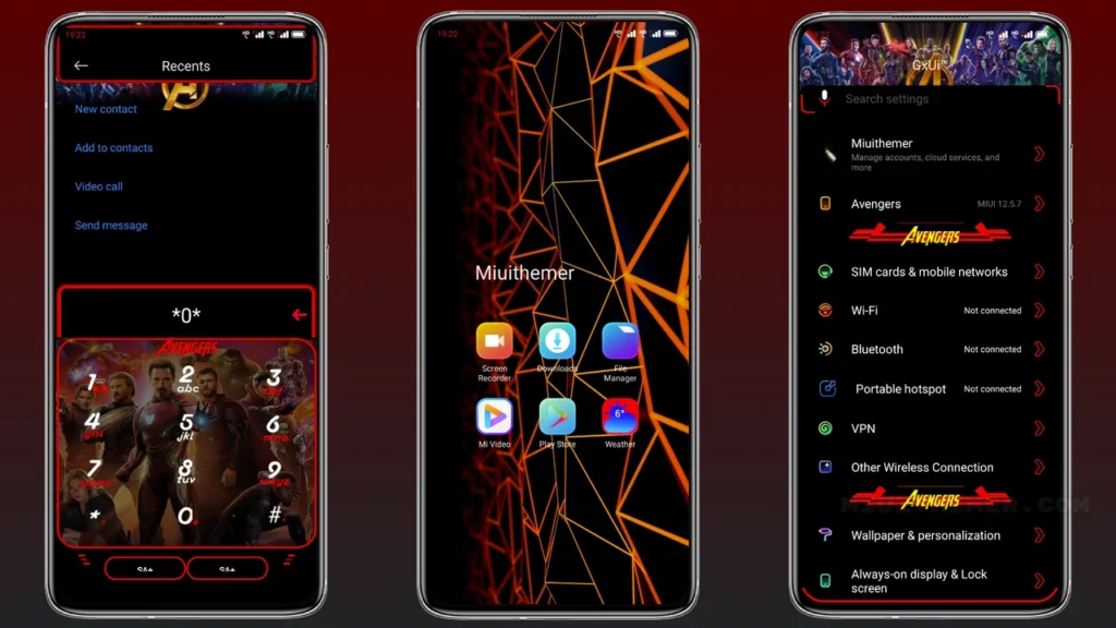 Avengers Gx MIUI Theme