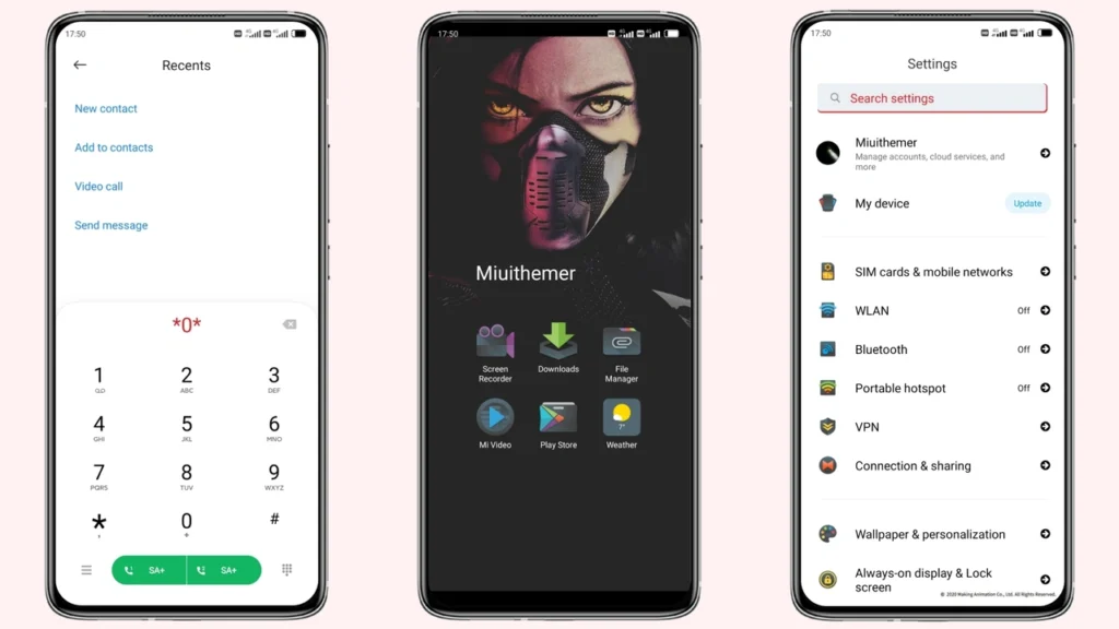 Black Phone MIUI Theme